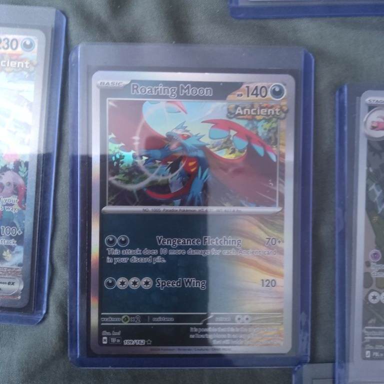 Roaring Moon Pokemon Cards – mint Condition