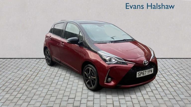 2017 Toyota Yaris 1.5 VVT-i Blue Bi-tone 5dr Hatchback Petrol Manual