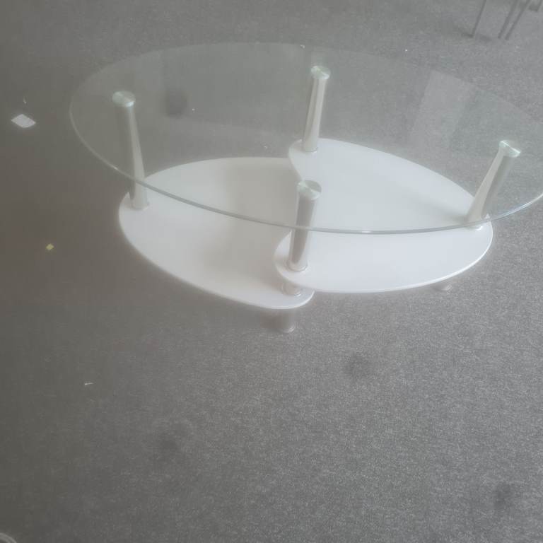 Glass low level table 