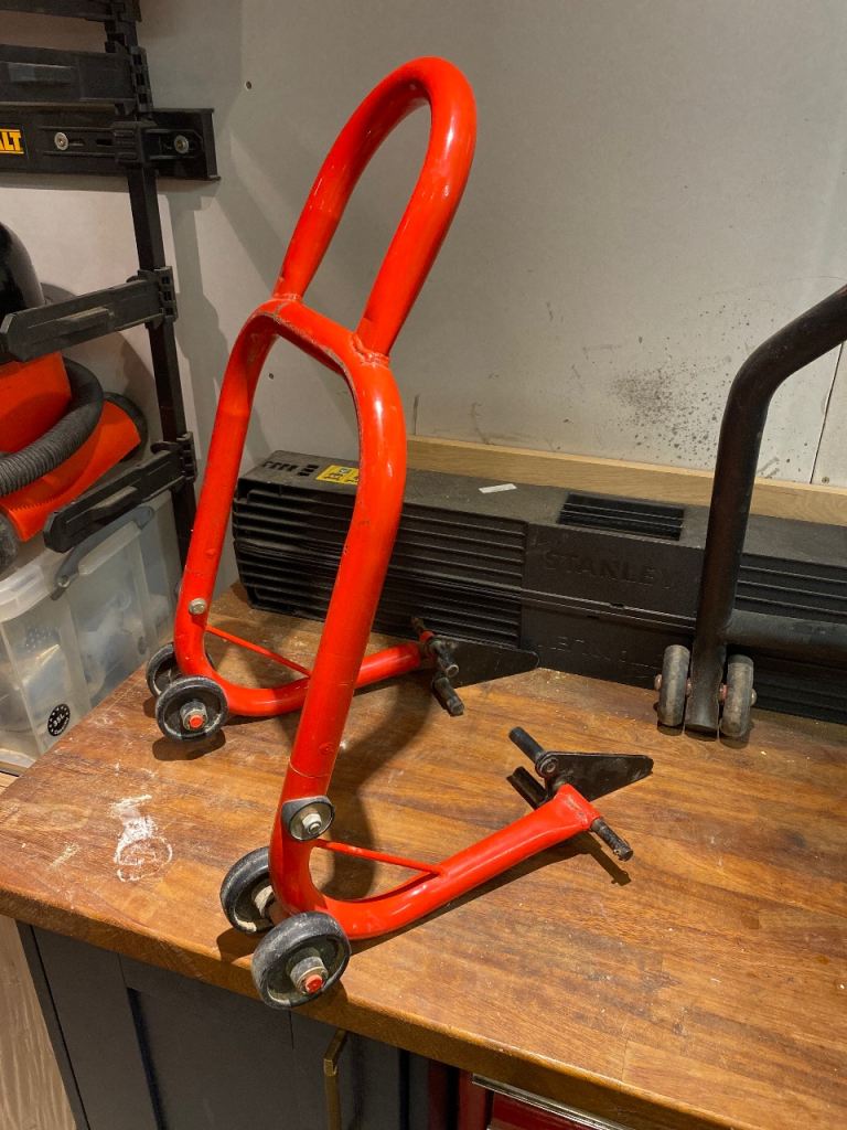 Heavy duty motorcycle paddock stand 