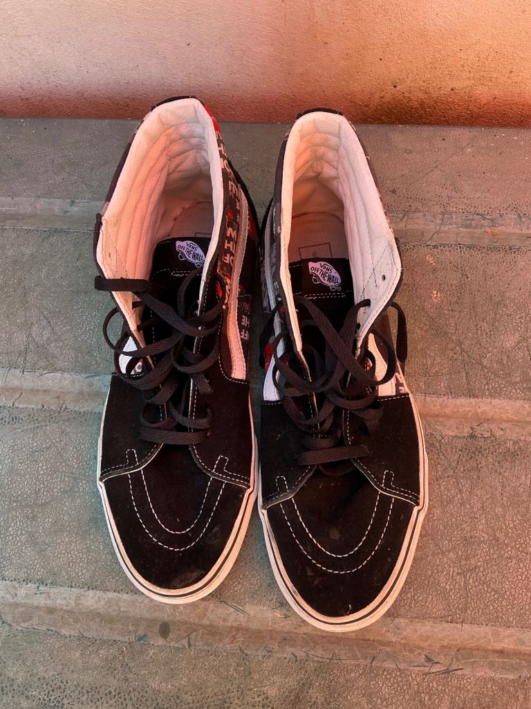 Vans worlds#1 off the wall skateboard hi top size11