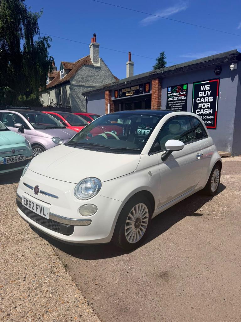 2012 Fiat 500 1.2 Lounge 3dr [Start Stop] HATCHBACK Petrol Manual