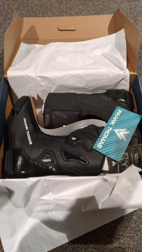 Frank Thomas racing boots 