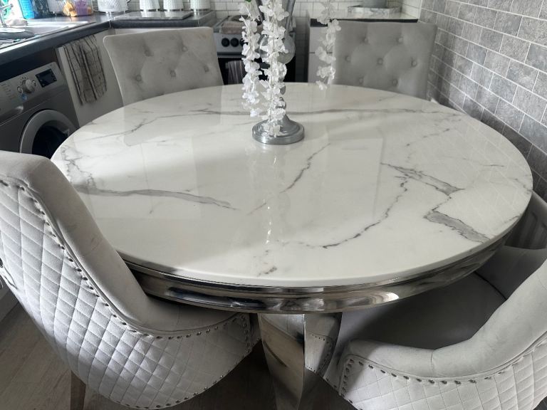 Marble dining table 