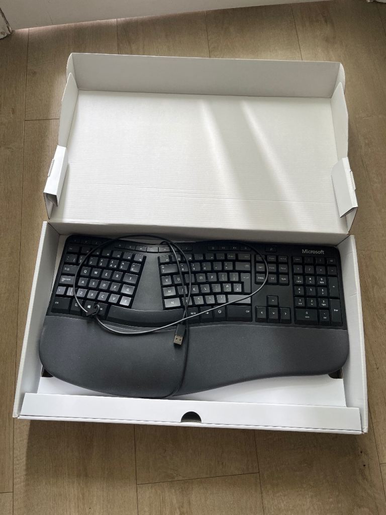 FREE Microsoft wired ergonomic keyboard 