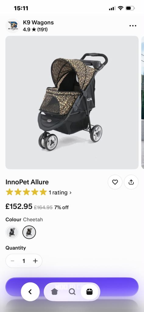 Dog pram 