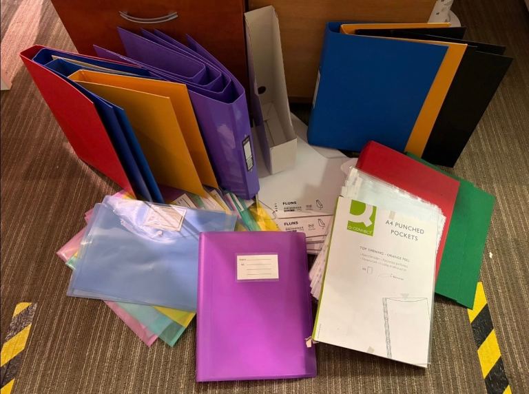 Office ring binders document folders and lots essentials job lot 