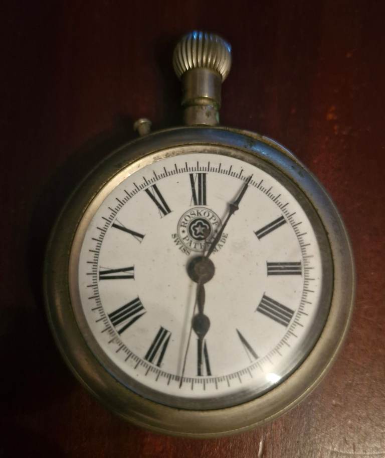 Antique Roskopf Patent Swiss Made Pocket Watch