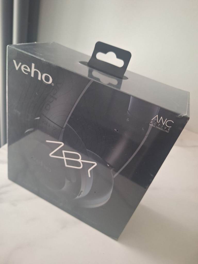 New Veho ZB7 ANC Noise Cancelling Headphones – Still Boxed