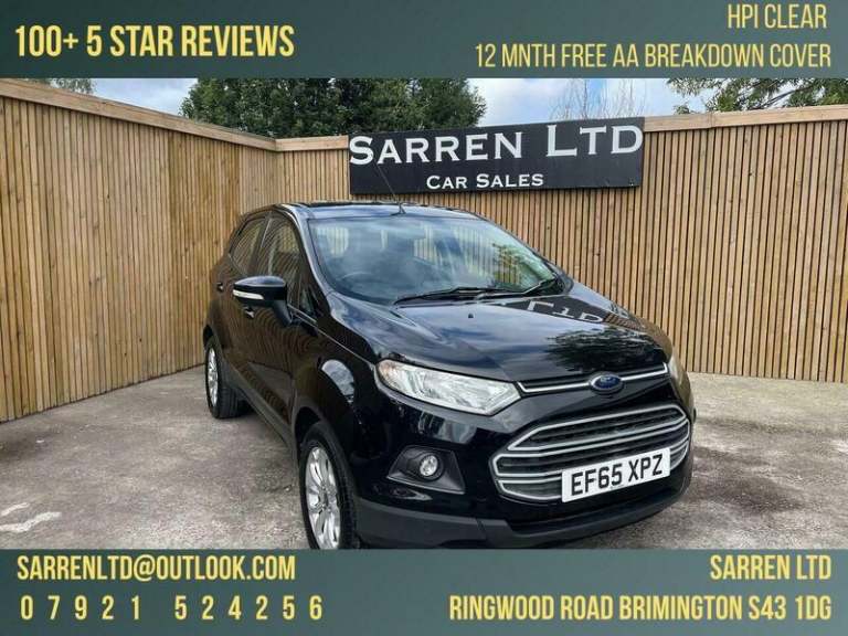 2016 Ford Ecosport 1.5 TDCi 95 Zetec 5dr HATCHBACK DIESEL Manual
