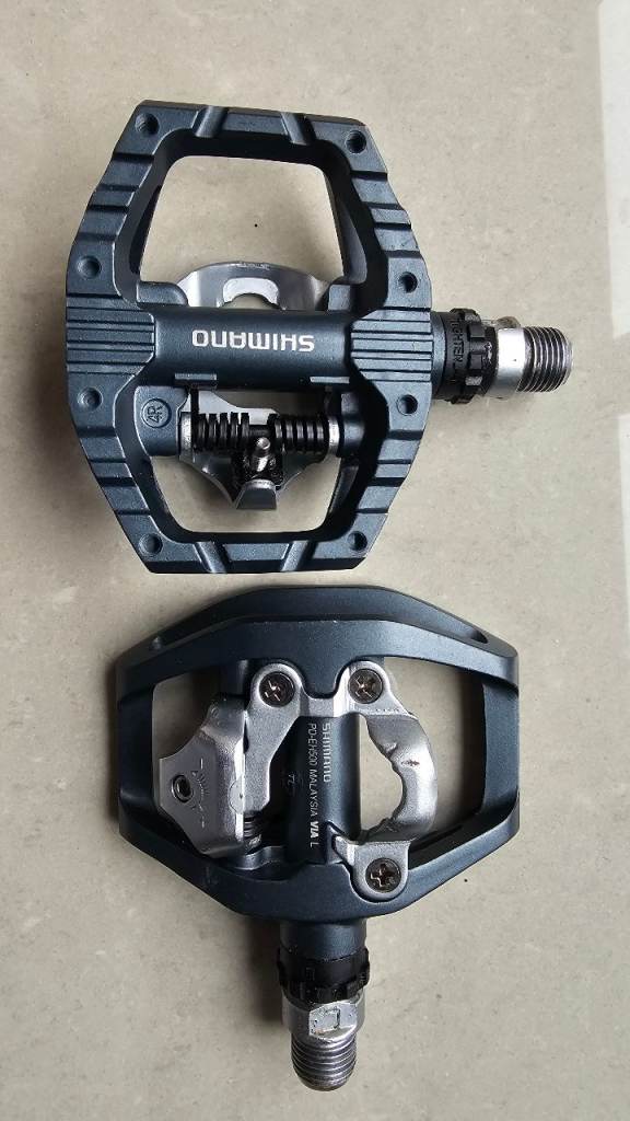 Shimano PD-EH500 SPD / Flat Pedals – Dual Platform – Road / Hybrid – Used