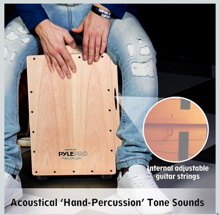 Pyle full size Cajon Drum Box (as new)