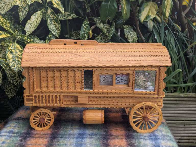 Matchstick gypsy caravan