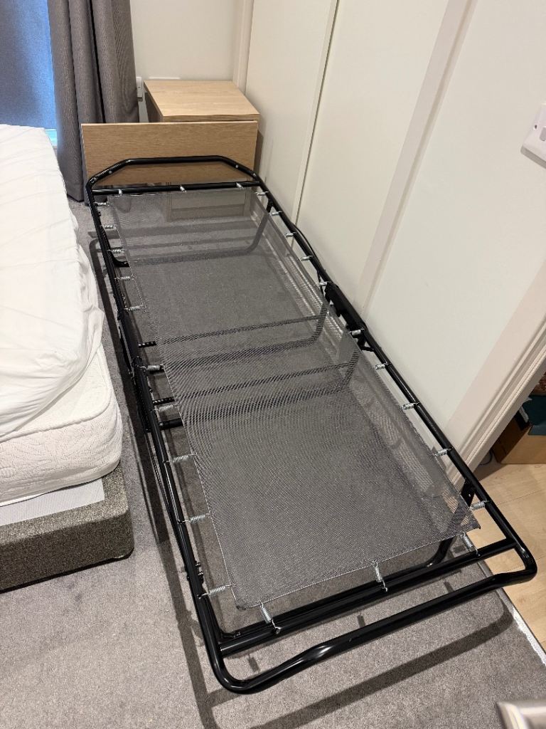 Jay-Be Supreme Automatic Folding Guest Bed e-Fibre Mattress-Single