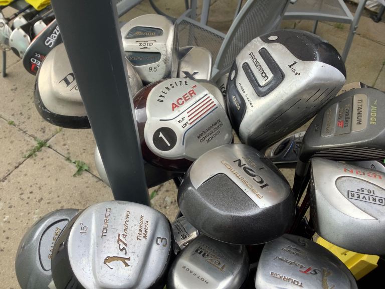 Various golf clubs £2 each