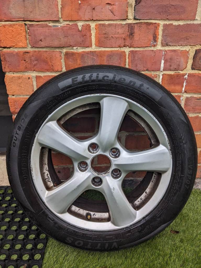 4 x 205/55/R16 Alloy Wheels from a Honda Civic MK8 - 5x114.3 pattern