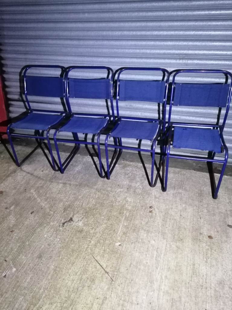Stacking chairs vintage