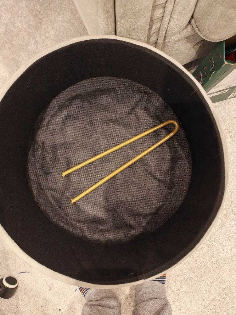 Large stool with storage (1 leg needs repair) 