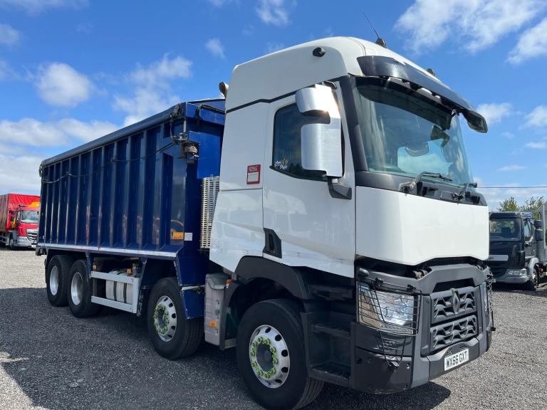 2017 RENAULT C460 8x4 ALLOY BULK TIPPER DIRECT WATER BOARD 