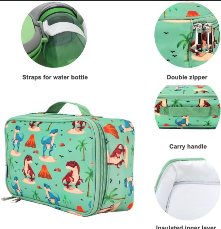 Home Tune Kids Lunch Bag Portable Soft Bag