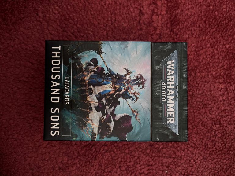 Thousand sons data cards