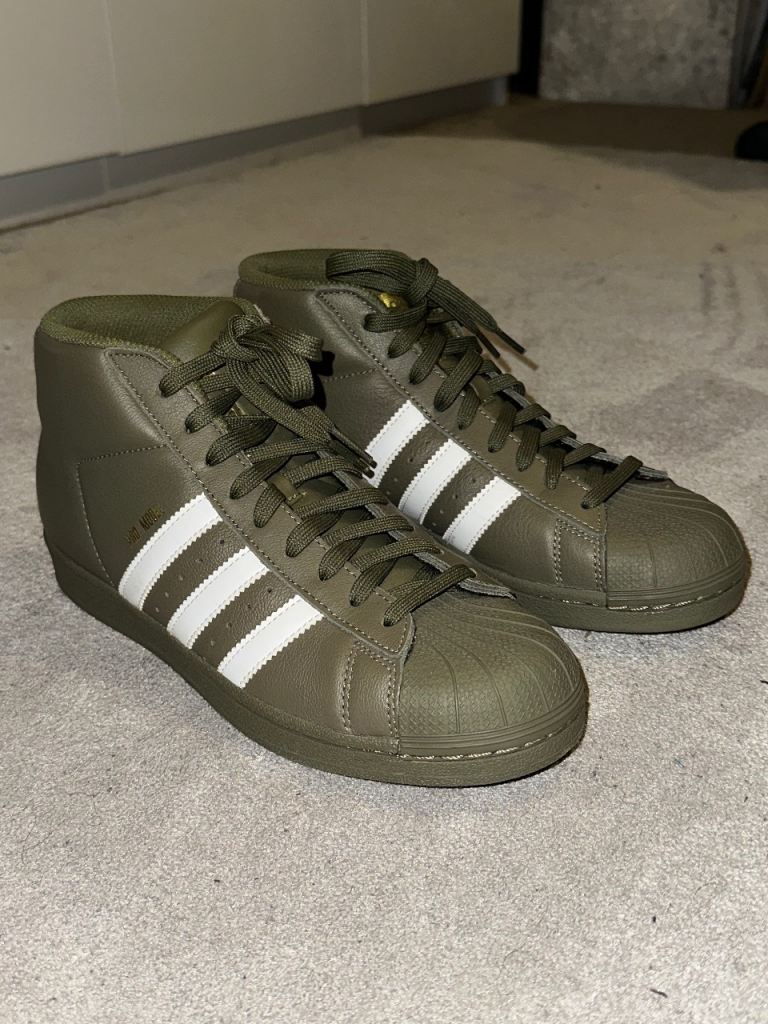 image for Adidas Pro Model Olive Green - Size UK 6