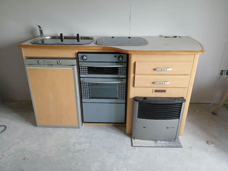 Caravan camper motorhome kitchen van day van camping leisure conversion bus truck trailer 