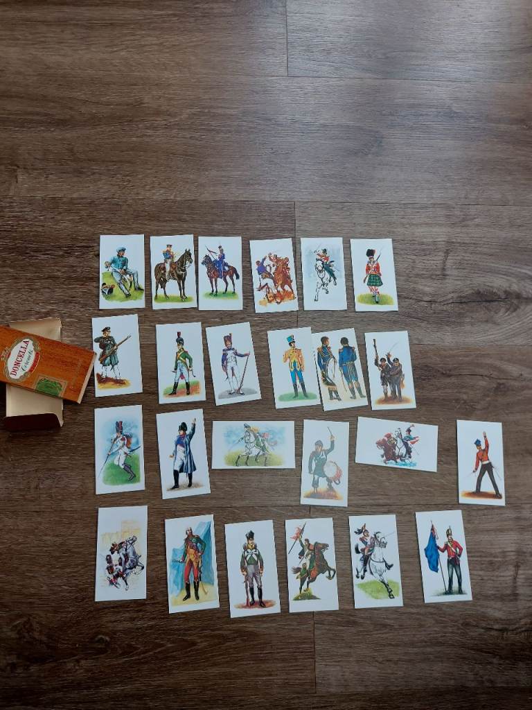 Full set Doncella Coronet cards-Napoleonic Uniform