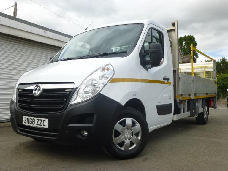 VAUXHALL MOVANO 2.3 CDTi BiTurbo DROPSIDE L3H1 R3500 TAIL LIFT 2018