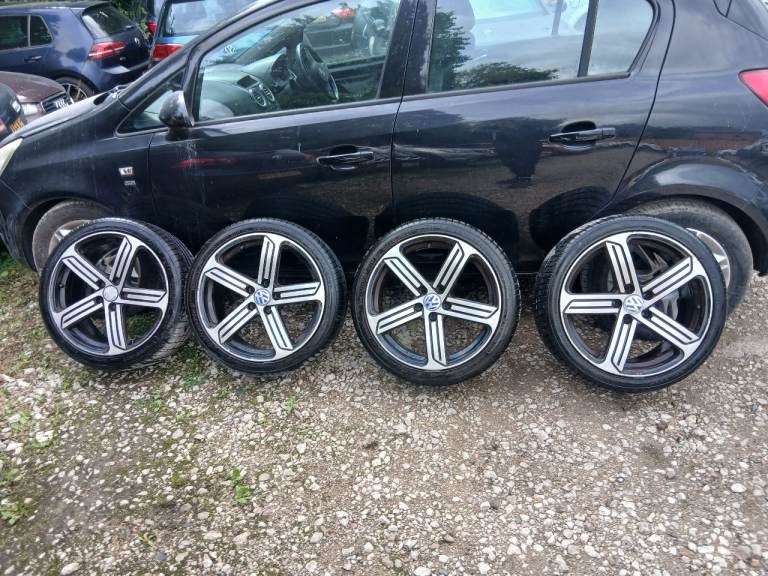 18inch golf r alloys with tyres