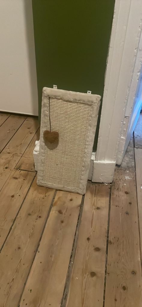 Cat scratching board 