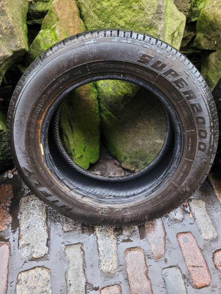 4 good van tyres size 205 65 16c with good tread 