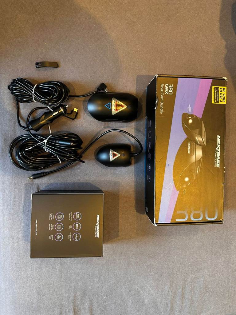 Nextbase 380GWX Dash Cam | Front & Rear | 1440p