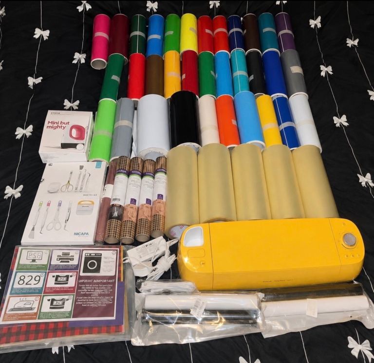 cricut explore air 2 sunflower yellow bundle £500