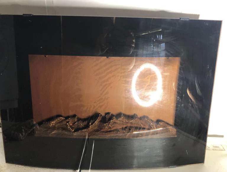 Fireplace with remote control 