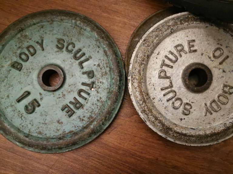 130lb total body sculpture weight plates 