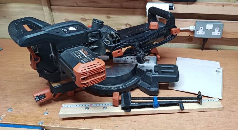 Evolution Mitre Saw with spare blades