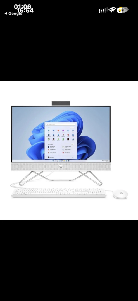 HP All-in-One 24-cb1042na Intel Core i3 8GB 23.8" FHD 512GB SSD Windows 11