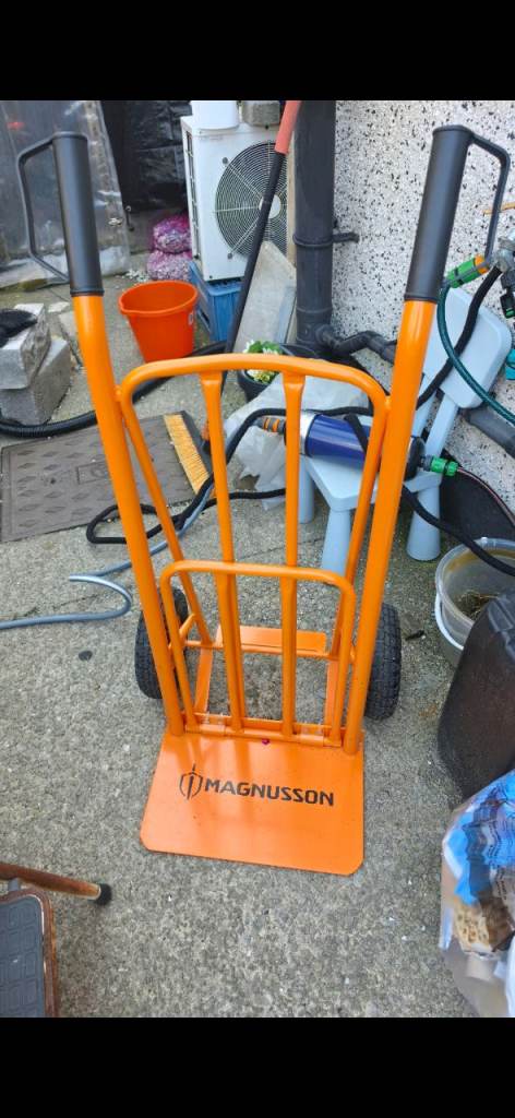 Magnusson Orange Sack Truck / Hand Trolley – Good Condition