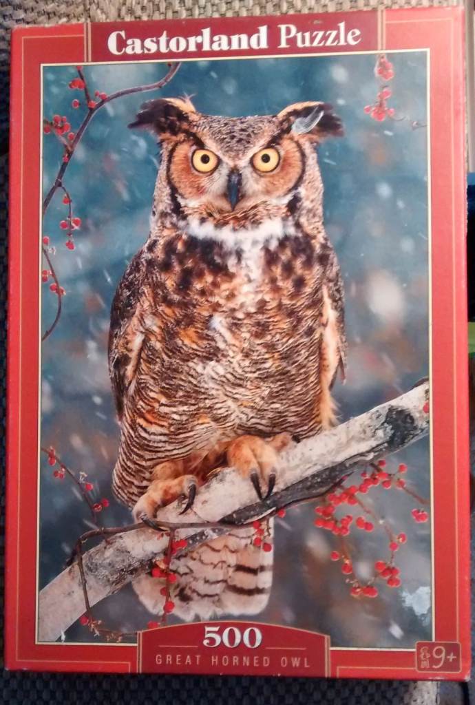 500 piece animal (owl) themed jigsaw puzzle
