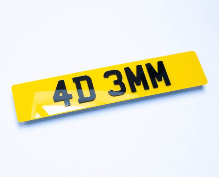 4D Number Plates UK – Premium Number Plates | Alphabet Plates UK