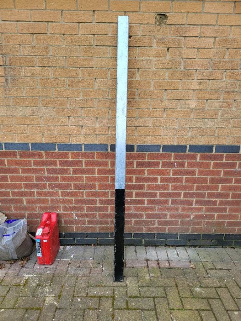 75mm x 75mm galvanised fence posts 