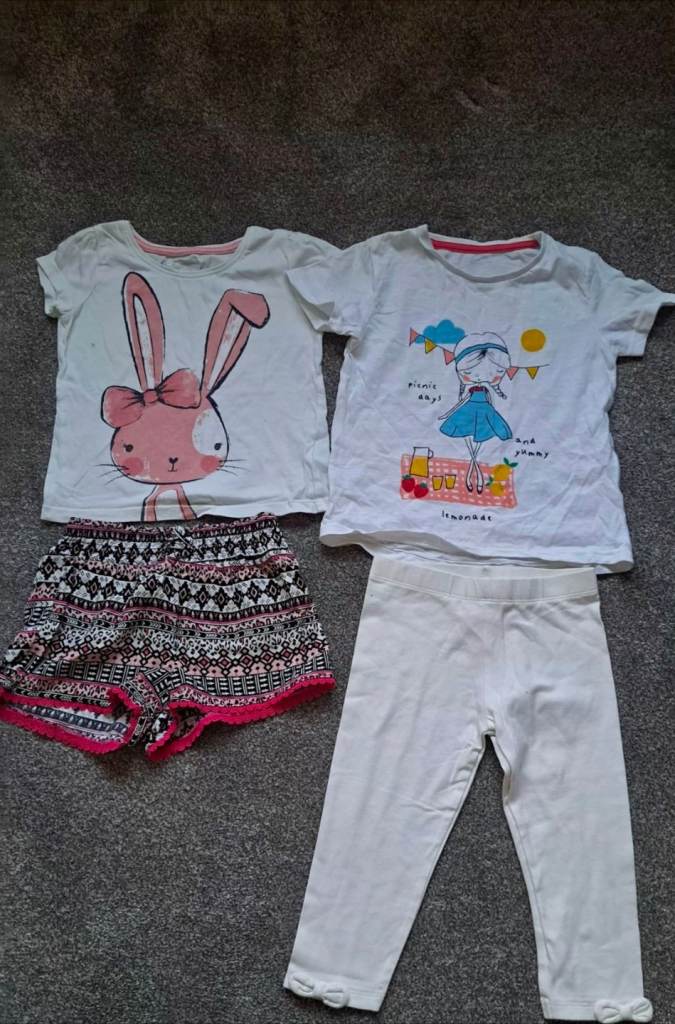 Girls Nursery/Play Bundle Age 4-5 Years - 8 Items - Next, H&M, Primark