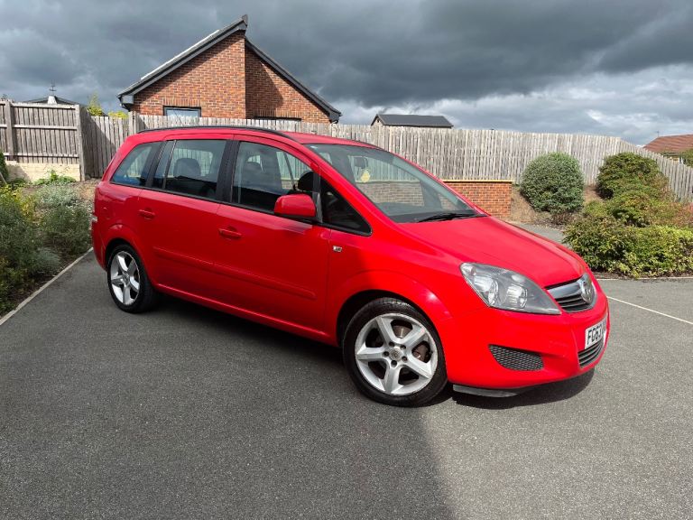 63 PLATE VAUXHALL ZAFIRA EXCLUSIVE MPV 1.6 PETROL 7 SEATER…