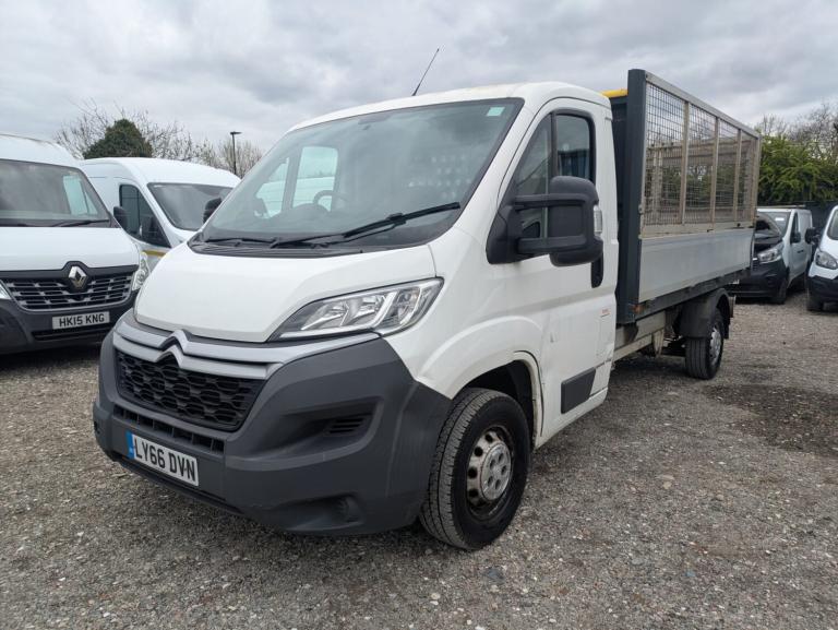 2017 Citroen Relay 2.2 HDi Crew Cab Dropside 130ps Flat Bed Caged CHASSIS CAB Diesel Manual