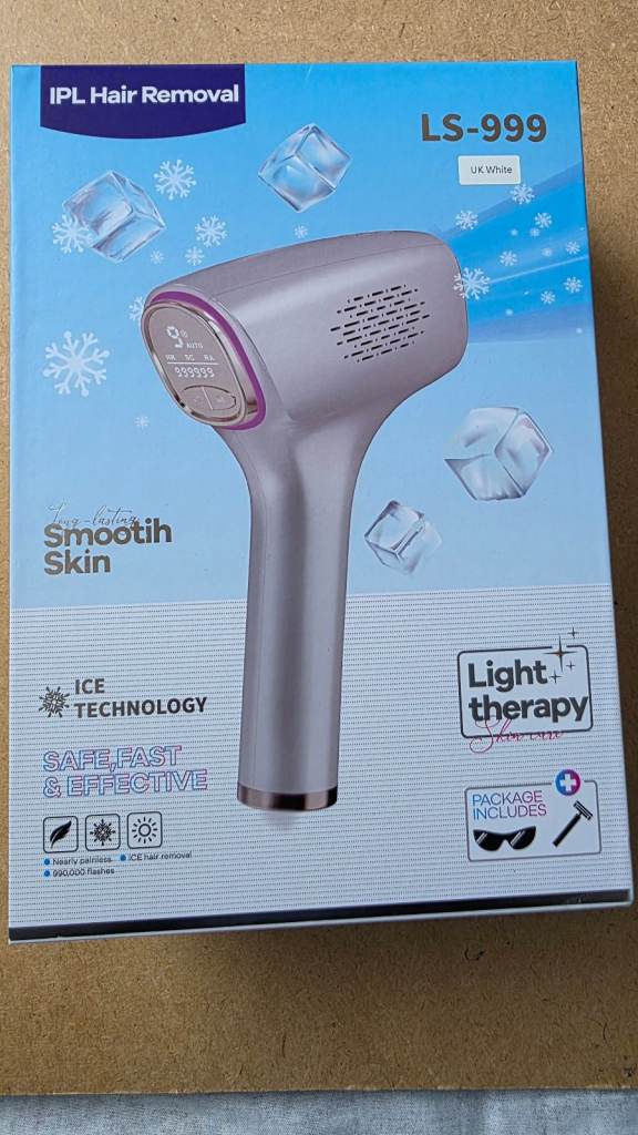 IPL Hair Removal Handset LS-999 with Light Therapy – NEW