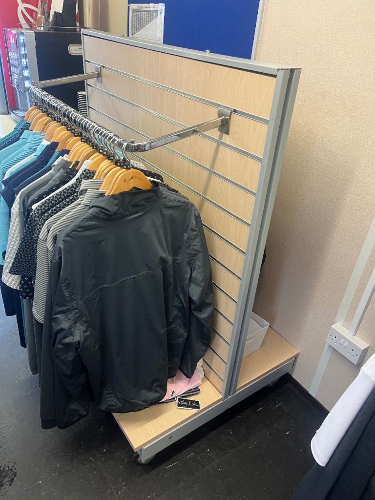 Shop Slatwall Retail Display Unit – Good Condition