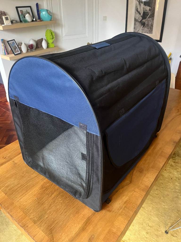 Easy Folding. Pet Crate. Travel. Carrier. Portable. Dog. Pet.