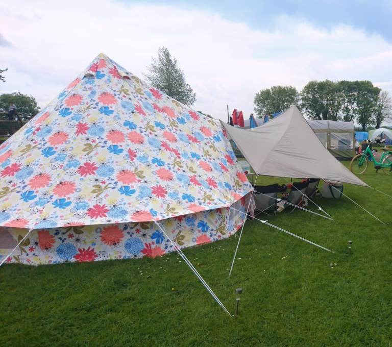 4m 100% cotton boutique camping bell tent