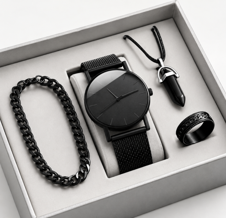 Brand mew Men’s gift Watch set with jewelry 